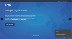 Desktop Screenshot of justis.com
